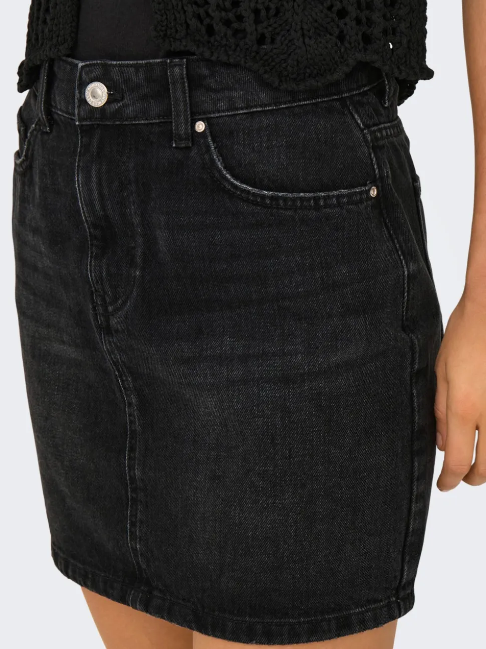 ONLSTELLA Denim Jeanskjol Kort kjol