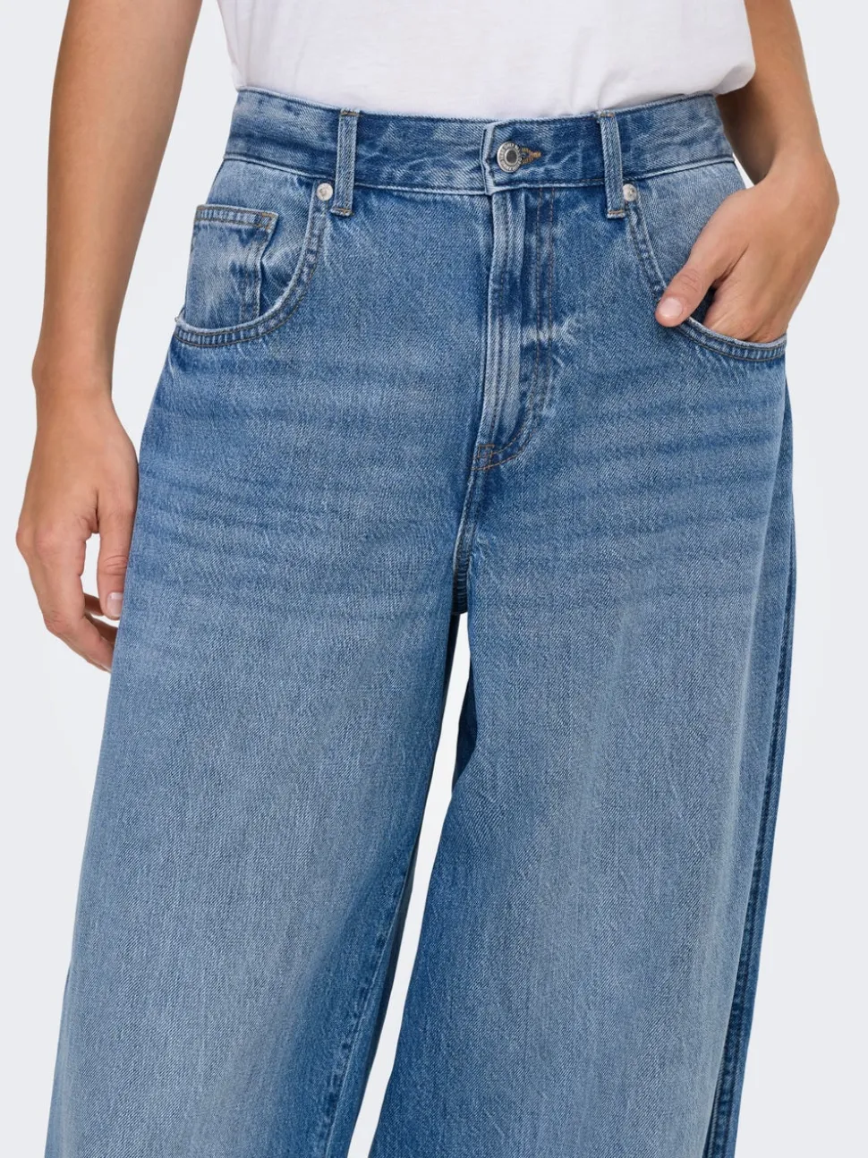 ONLTAYLOR Hög midja Barrel-passform Jeans