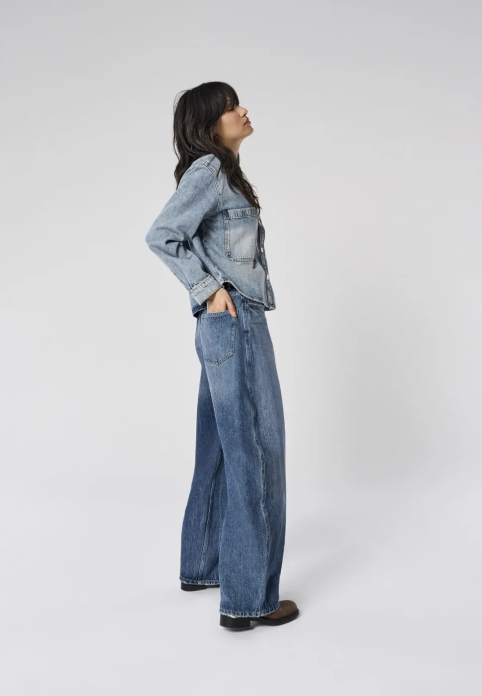 ONLTAYLOR Hög midja Barrel-passform Jeans