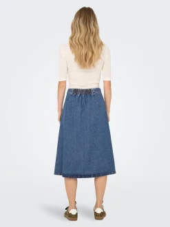 ONLTHEA Denim Jeanskjol Midikjol