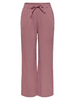 ONLTHYRA Comfort fit Byxor med vida ben