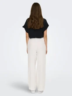 ONLTHYRA Comfort fit Byxor med vida ben