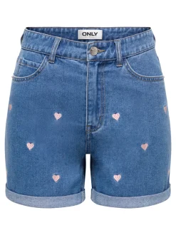 ONLVEGA Hög midja Mom Fit Shorts