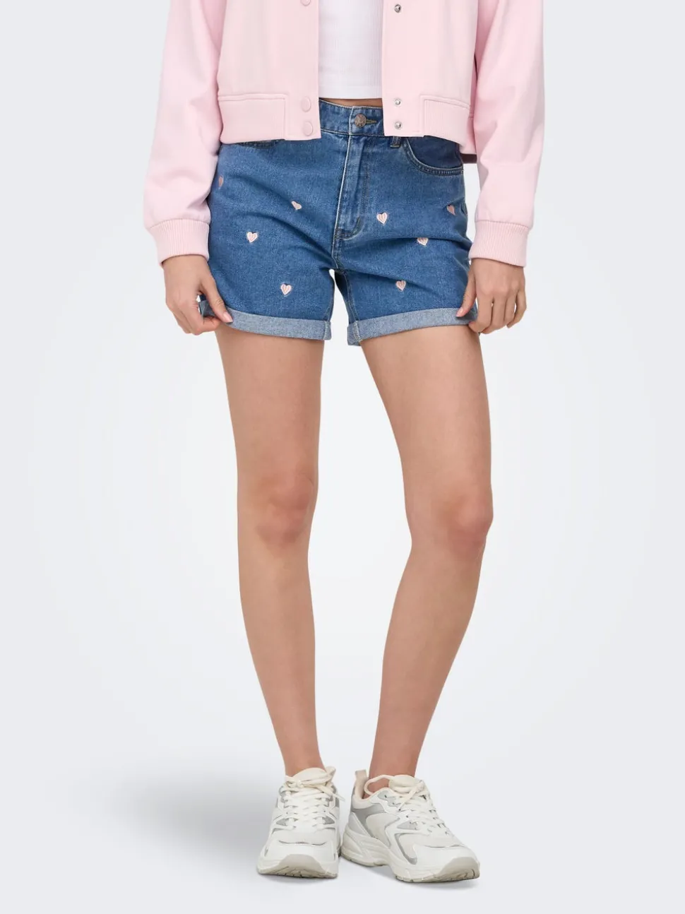 ONLVEGA Hög midja Mom Fit Shorts