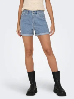 ONLVEGA Hög midja Normal passform Denimshorts