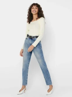 ONLVENEDA Hög midja Mom Fit Jeans