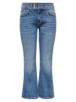 ONLVIOLET Hög midja Utsvängd passform Ankellängd Jeans