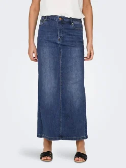 ONLWALO Denim Jeanskjol Lång kjol