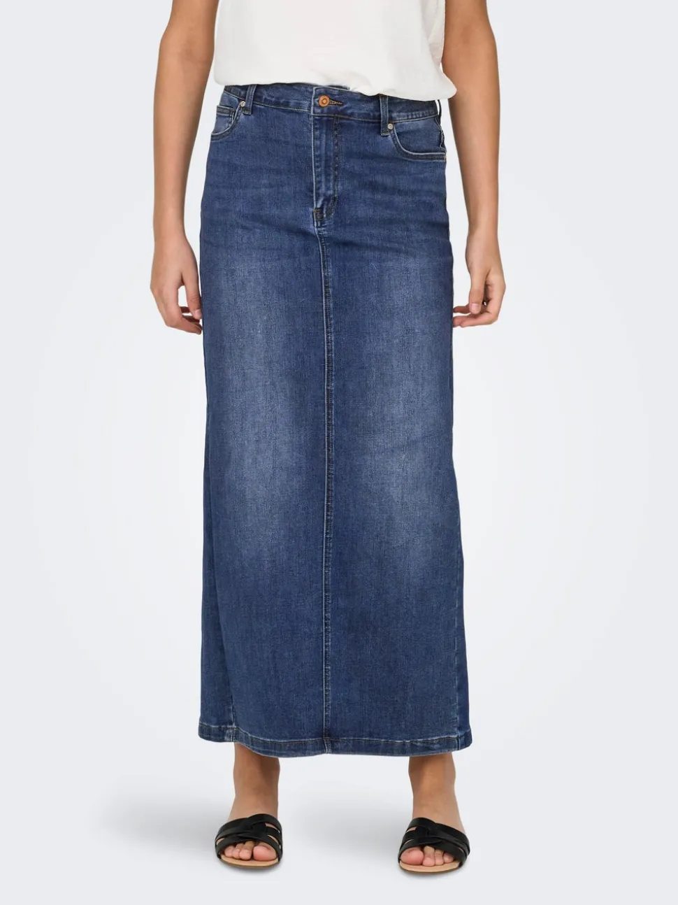 ONLWALO Denim Jeanskjol Lång kjol