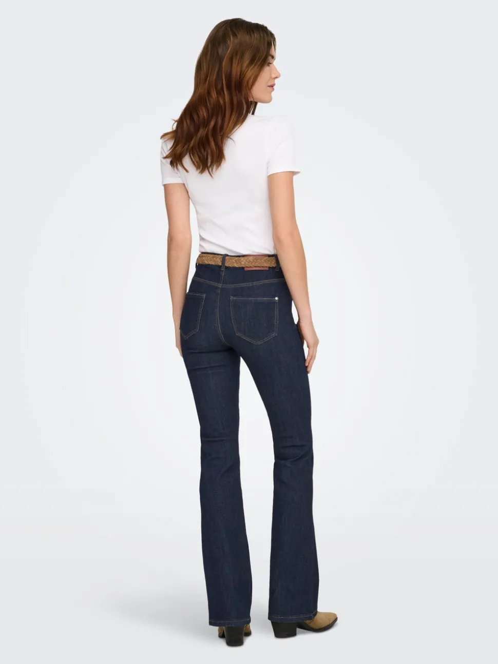 ONLWAUW Hög midja Utsvängd passform Jeans