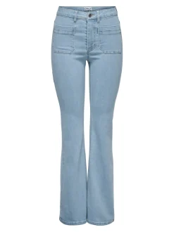 ONLWAUW Hög midja Utsvängd passform Jeans