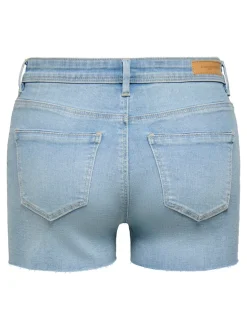 ONLWAUW Medelhög midja Normal passform Denimshorts
