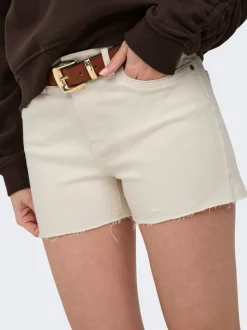ONLWAUW Medelhög midja Normal passform Denimshorts