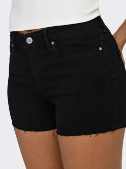 ONLWAUW Medelhög midja Normal passform Denimshorts