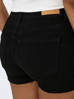 ONLWAUW Medelhög midja Normal passform Denimshorts