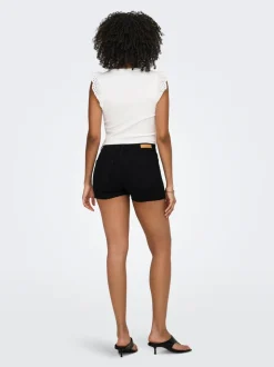 ONLWAUW Medelhög midja Normal passform Denimshorts