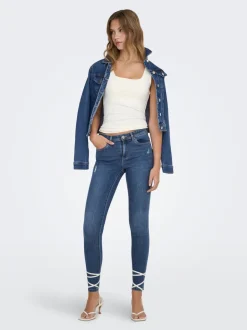 ONLWAUW Medelhög midja Skinny Fit Jeans