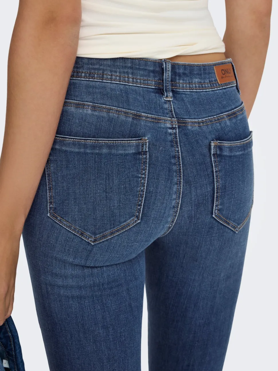 ONLWAUW Medelhög midja Skinny Fit Jeans