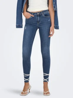 ONLWAUW Medelhög midja Skinny Fit Jeans