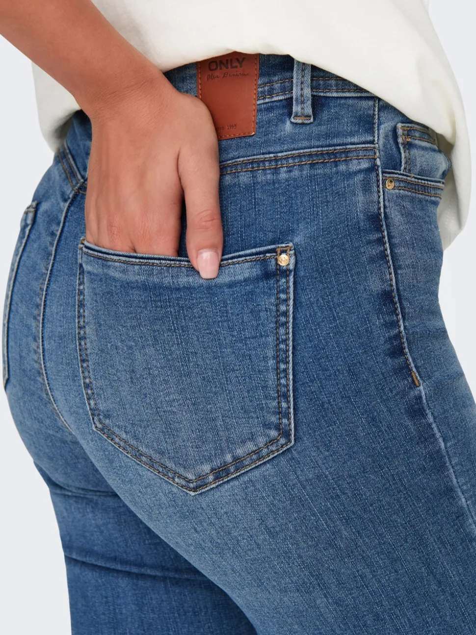 ONLWAUW Medelhög midja Skinny Fit Jeans