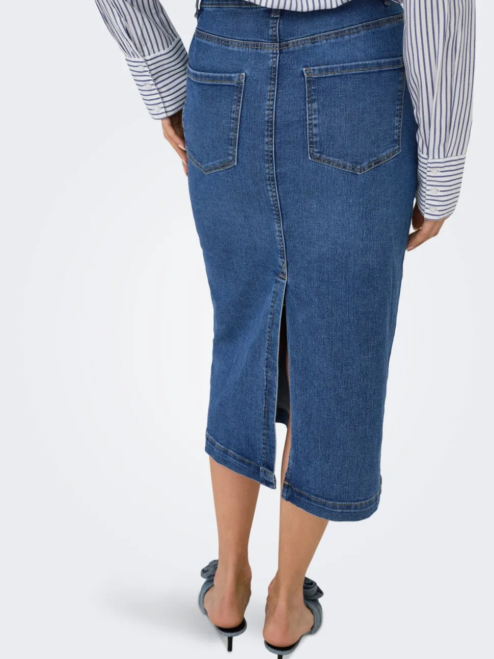 ONLWONDER Denim Jeanskjol Midikjol