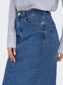 ONLWONDER Denim Jeanskjol Midikjol