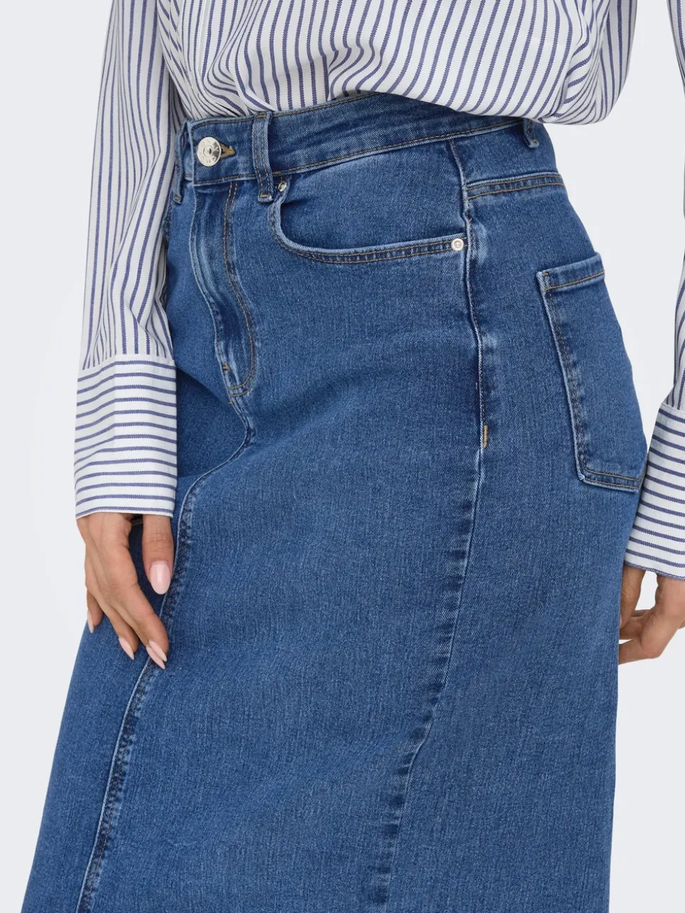 ONLWONDER Denim Jeanskjol Midikjol