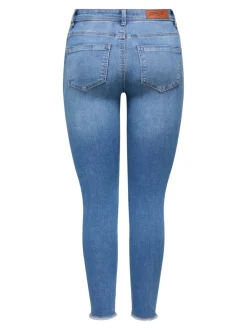 ONLWOW Medelhög midja Skinny Fit Ankellängd Jeans