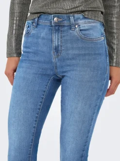 ONLWOW Medelhög midja Skinny Fit Ankellängd Jeans