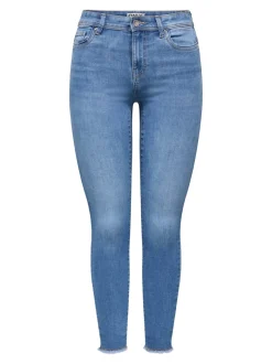 ONLWOW Medelhög midja Skinny Fit Ankellängd Jeans