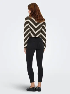 ONLWOW Medelhög midja Skinny Fit Ankellängd Jeans