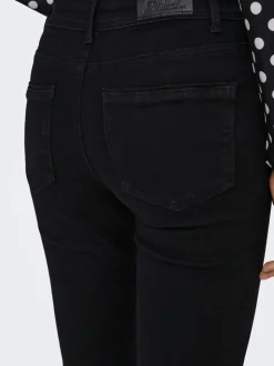 ONLWOW Medelhög midja Utsvängd passform Jeans