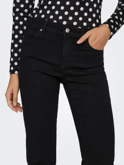 ONLWOW Medelhög midja Utsvängd passform Jeans