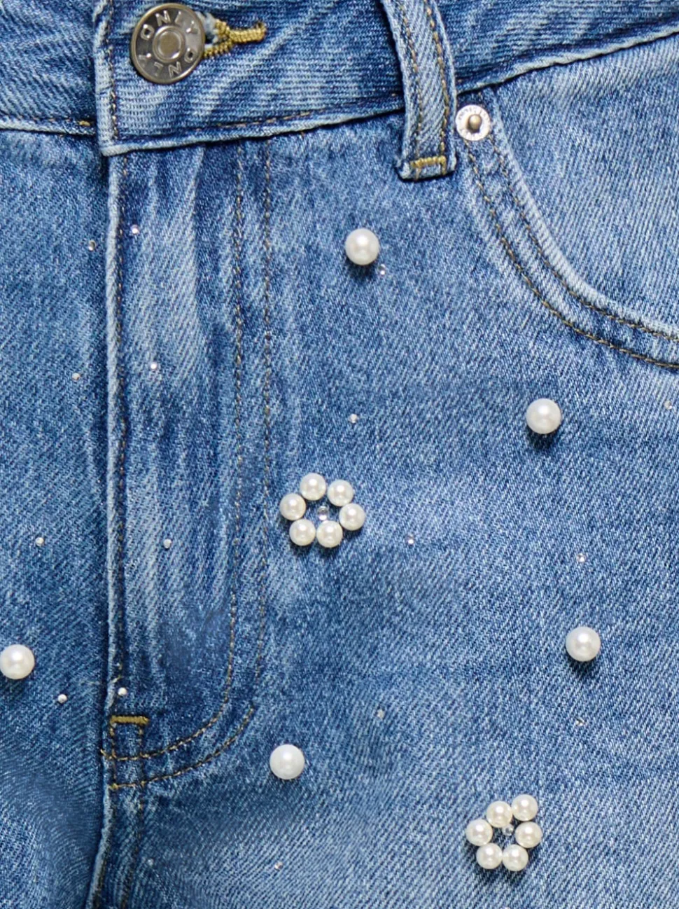 ONLZUMA Medelhög midja Normal passform Denimshorts