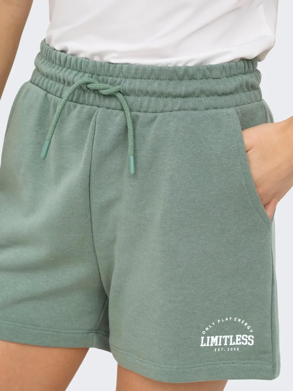 ONPCAVA Hög midja Lös passform Sweatshorts