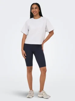 ONPJAIA Hög midja Slim Fit Cityshorts