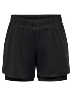 ONPMILA-2 Medelhög midja Lös passform Träningsshorts