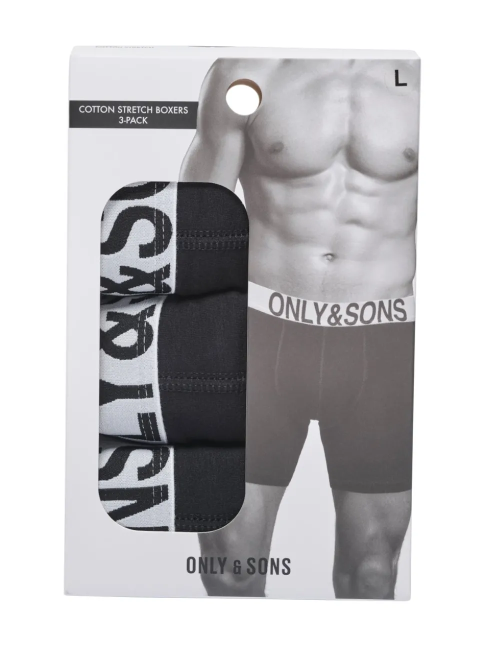 ONSBASIC 3-pack Boxertrosor