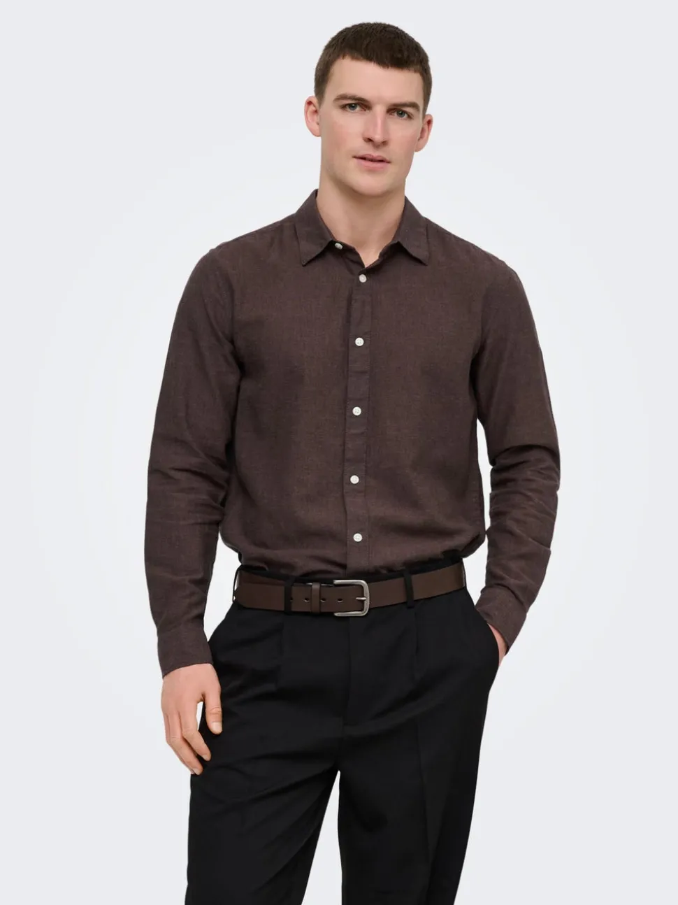 ONSCAIDEN Linne Skjorta
