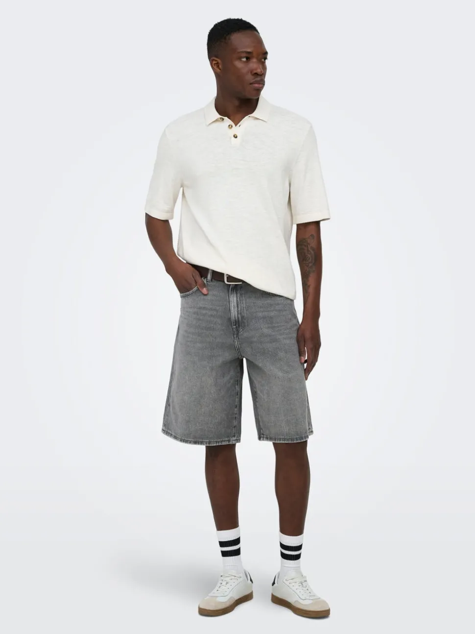 ONSCARL Medelhög midja Balloon Fit Shorts