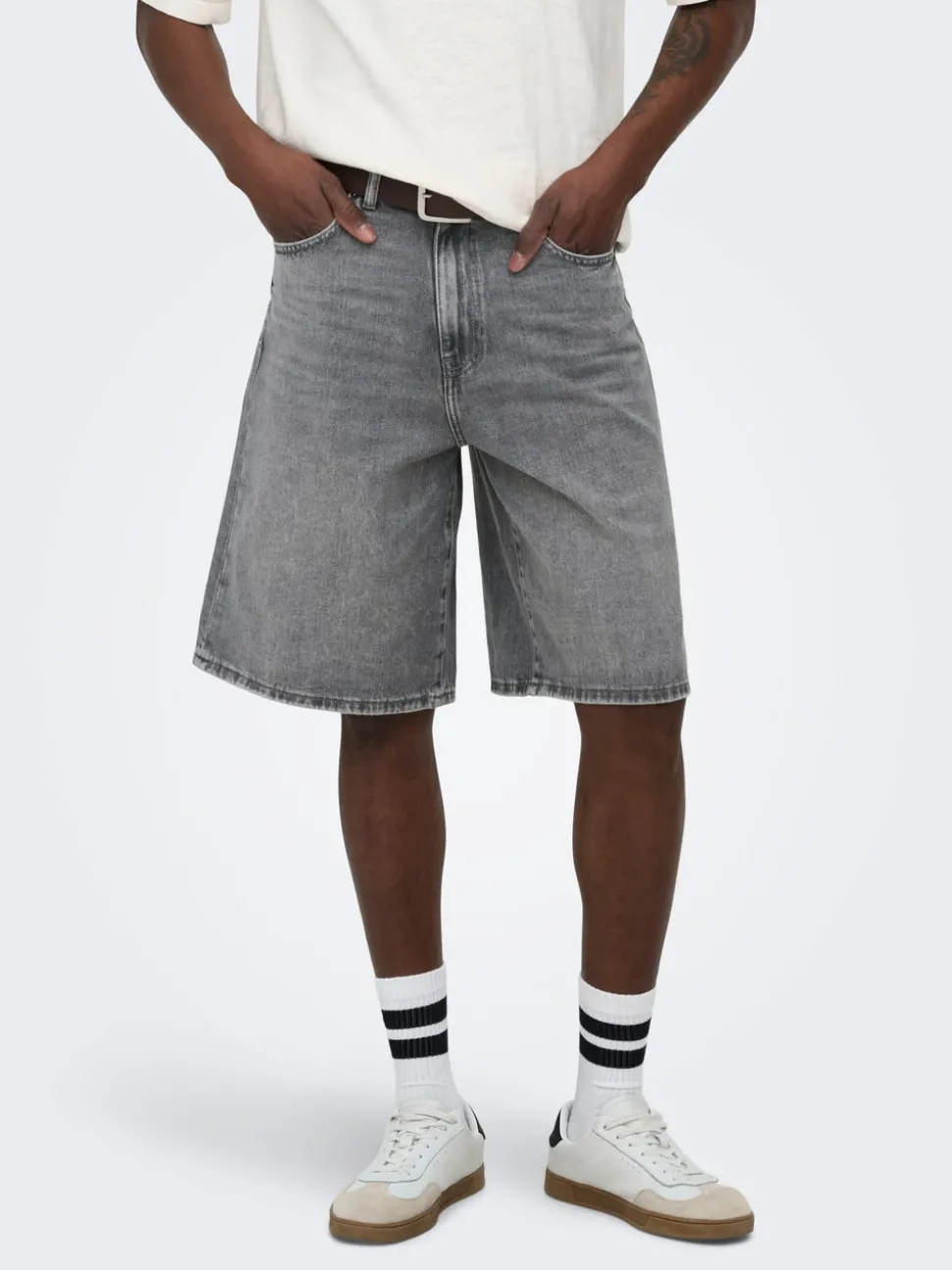 ONSCARL Medelhög midja Balloon Fit Shorts