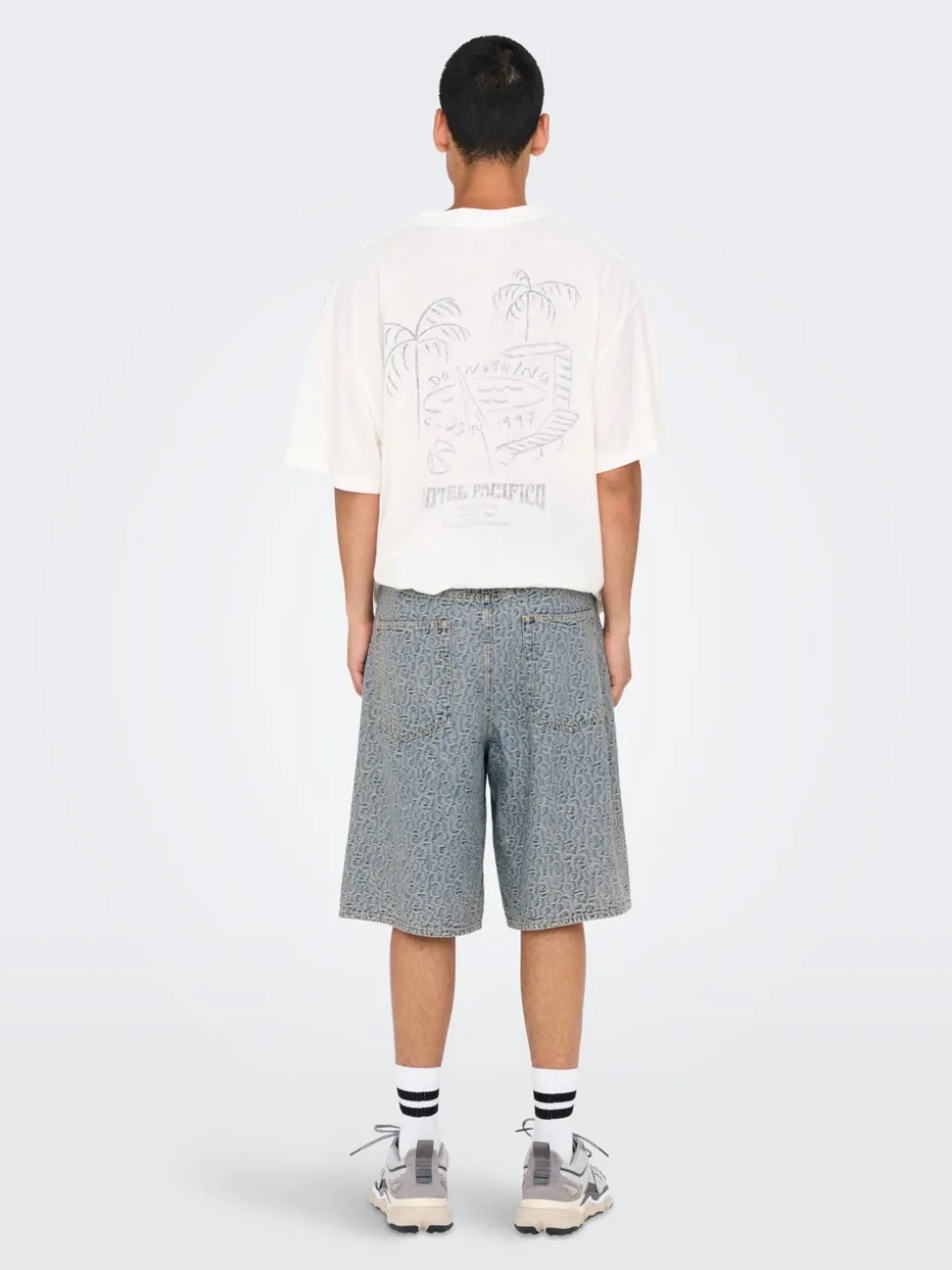 ONSCARL Medelhög midja Balloon Fit Shorts i femficksmodell