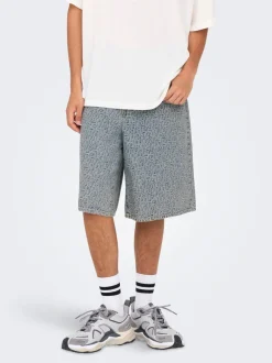 ONSCARL Medelhög midja Balloon Fit Shorts i femficksmodell