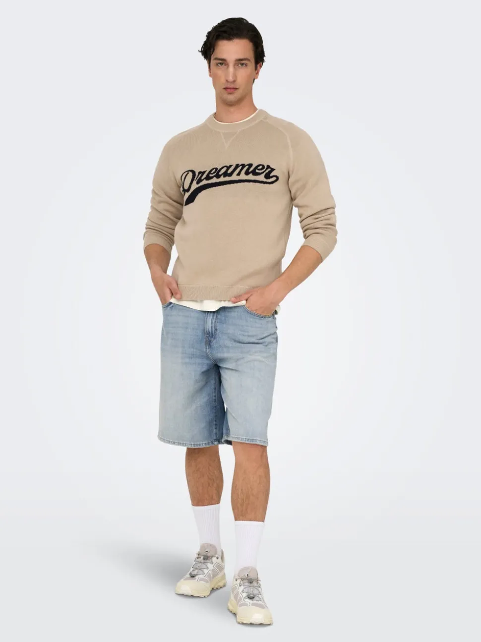 ONSCARL Medelhög midja Balloon Fit Shorts