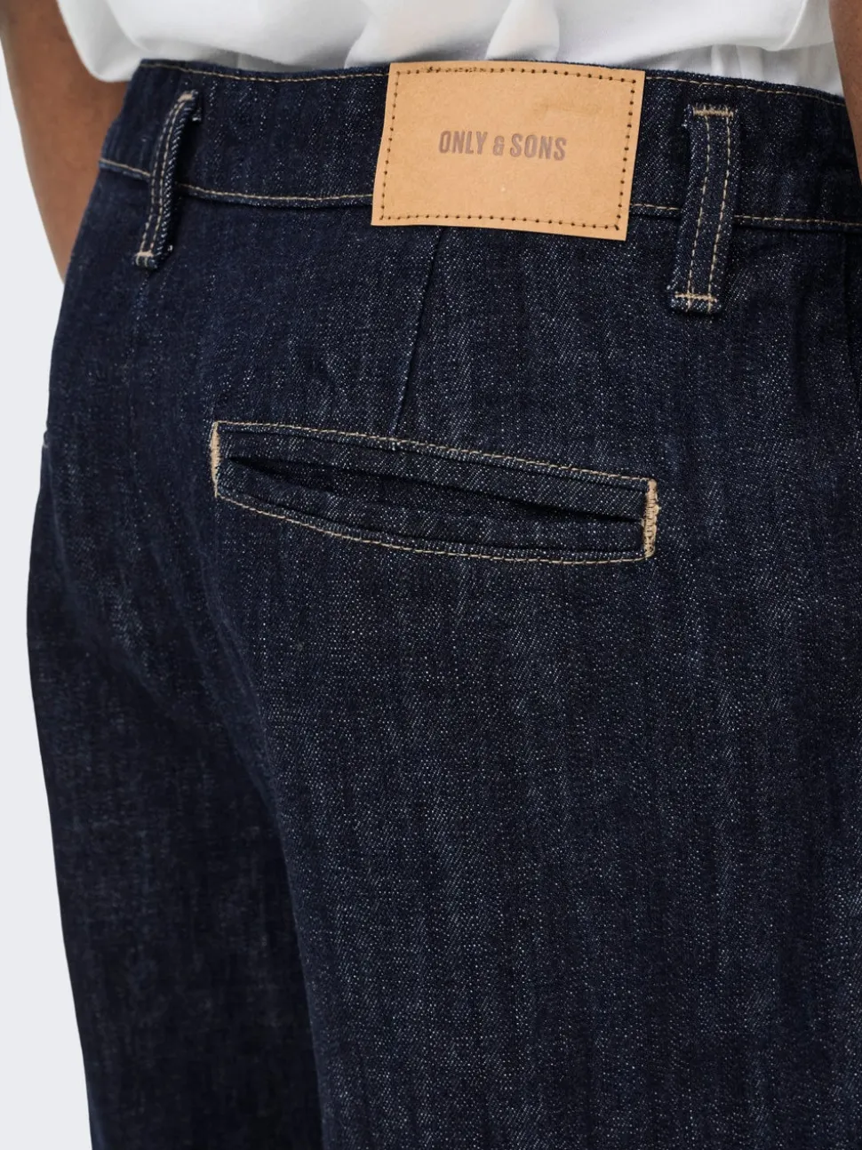 ONSDANI Medelhög midja Bred passform - Beskuren Jeans