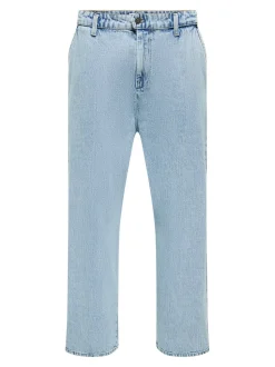 ONSDANI Medelhög midja Bred passform - Beskuren Jeans