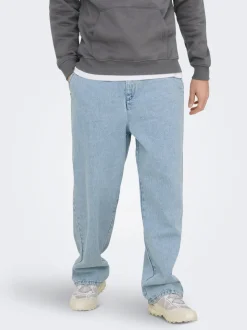 ONSDANI Medelhög midja Bred passform - Beskuren Jeans