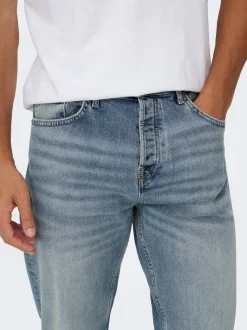 ONSEDGE Medelhög midja Rak passform Jeans