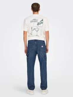 ONSEDGE Medelhög midja Rak passform Jeans