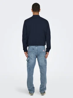 ONSEDGE Medelhög midja Rak passform Jeans